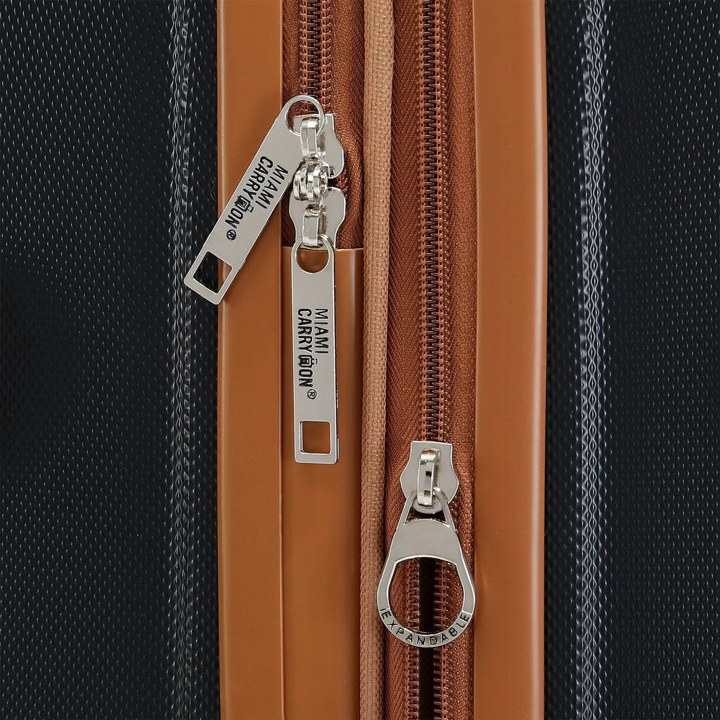 Collins 3 Piece Expandable Retro Luggage Set