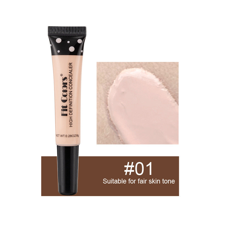 8-farbiger Schlauch-Concealer, Abdeckcreme, Reparatur, nährende flüssige Grundierung, Augenringe, Aknenarben, grenzüberschreitend