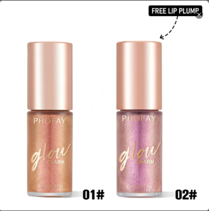 PHOFAY Feuchtigkeitsspendender Schimmer-Lipgloss