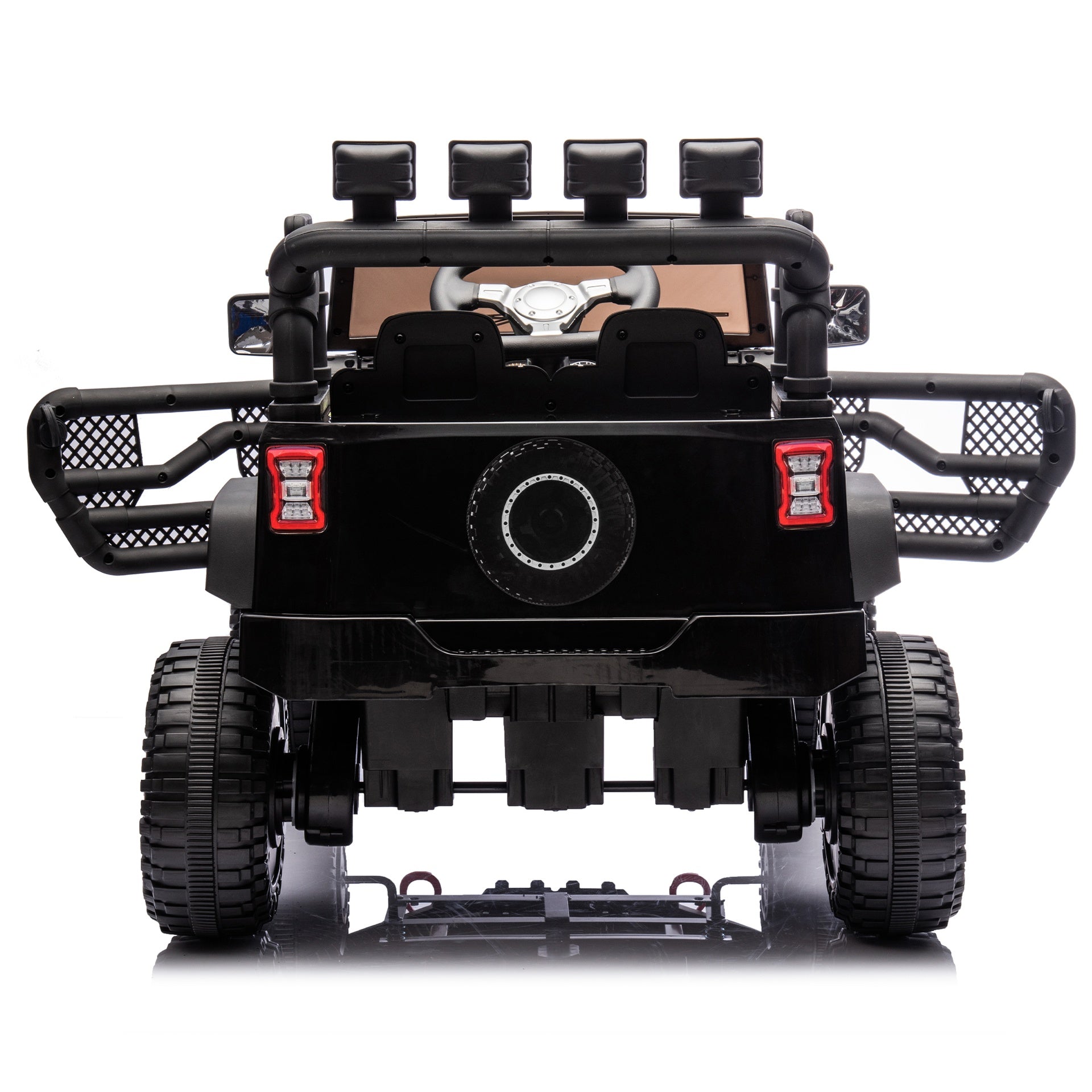 24V Kids Ride On Car W/Parents Remote Control,400W Motor,Four Wheel Suspension,Adjustable speed,USB,MP3,Music,Bluetooth,Large display screen,Power Display,Portable handle,Safety Belt for Kids Aged 3+.