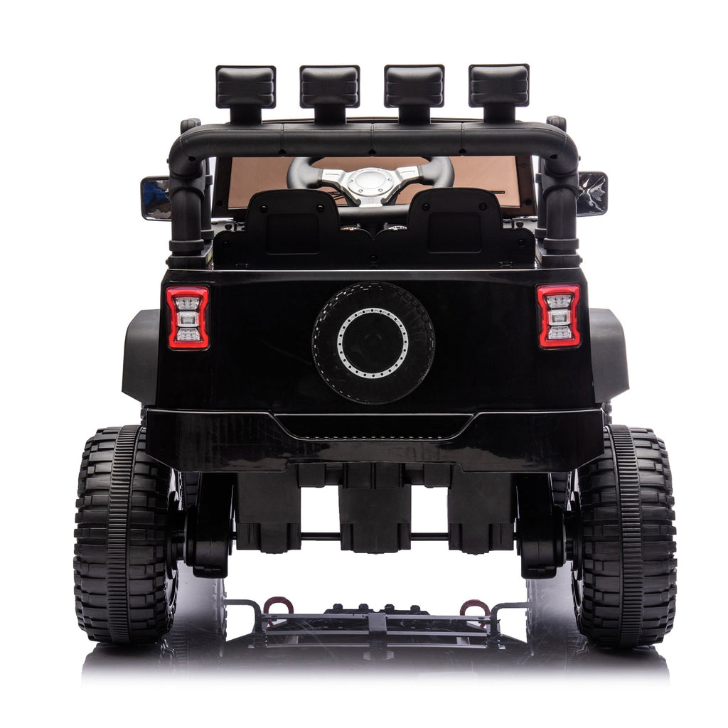 24V Kids Ride On Car W/Parents Remote Control,400W Motor,Four Wheel Suspension,Adjustable speed,USB,MP3,Music,Bluetooth,Large display screen,Power Display,Portable handle,Safety Belt for Kids Aged 3+.