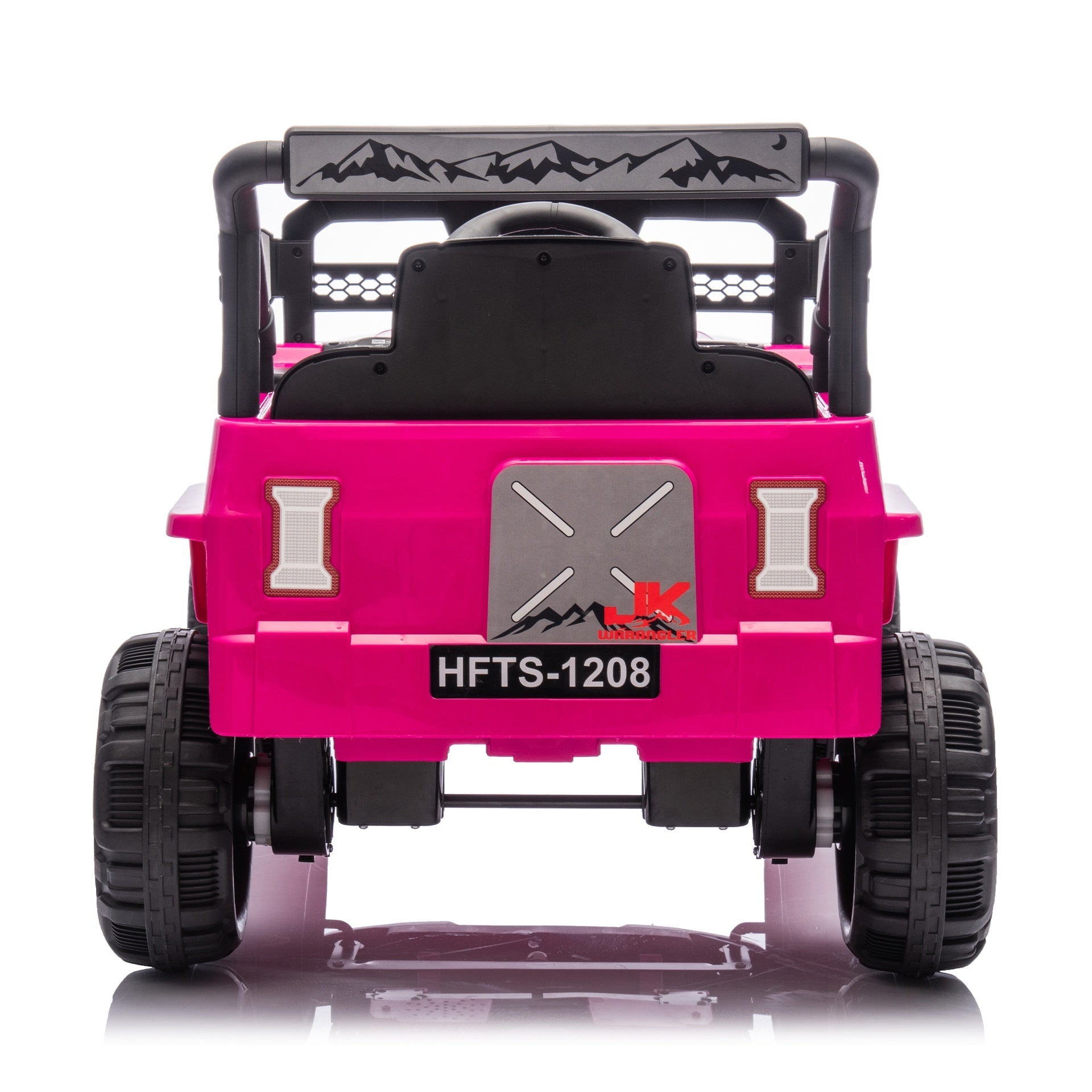 12V Kids Ride On Electric Truck Car W/Parents Control,2WD,Four-wheel suspension,Early education function,Adjustable volume,USB,MP3,Bluetooth,Microphone jack,Power display,LED lights For kids aged 1-4.