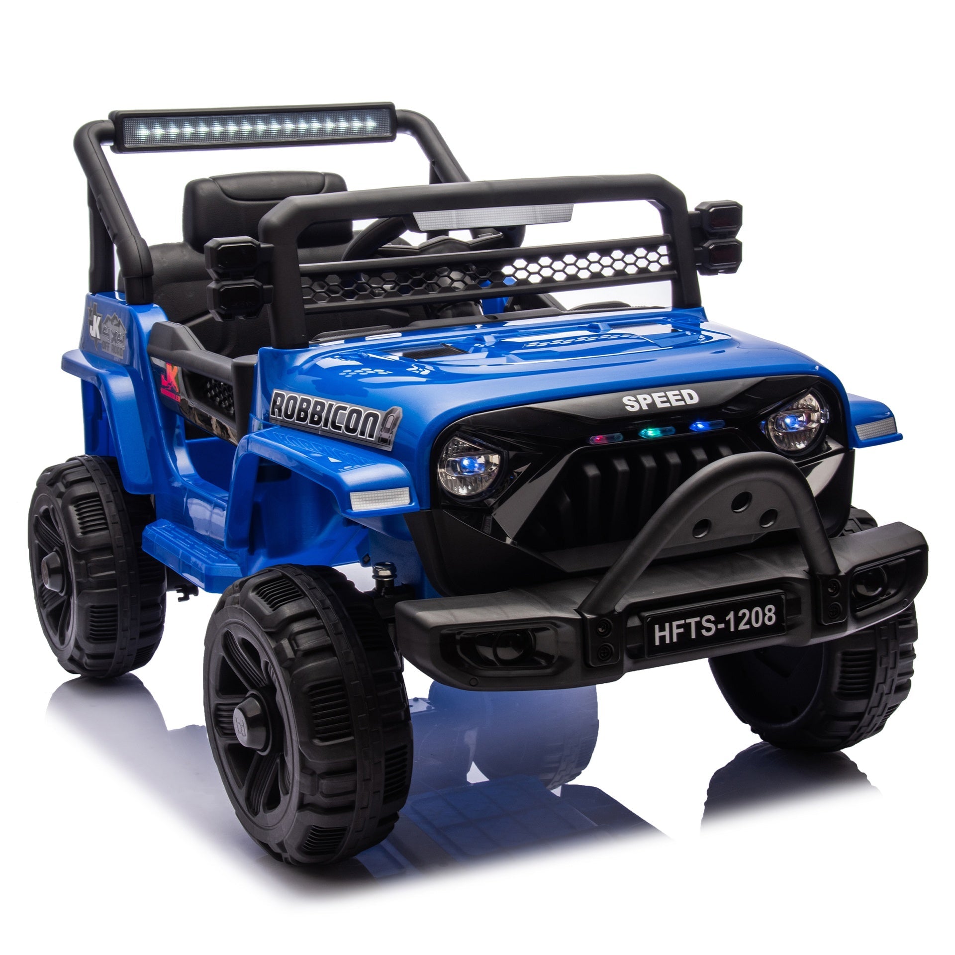 12V Kids Ride On Electric Truck Car W/Parents Control,2WD,Four-wheel suspension,Early education function,Adjustable volume,USB,MP3,Bluetooth,Microphone jack,Power display,LED lights For kids aged 1-4.