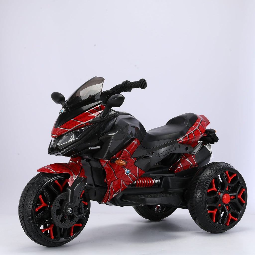 Electric motorcycle  12 V Kids toys motorcycle/Kids electric car/electric ride on toys  for  3 4 5 6 years Boys Girls with Training  Wheels/manual throttle/ drive by hand/Lighting  wheels