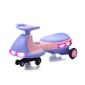 Kids Electric Ride On Car 12V  Electric Wiggle Car , LED Lights , Music,Anti-Rollover for Boys and Girls Ages 3+ Indoor/Outdoor