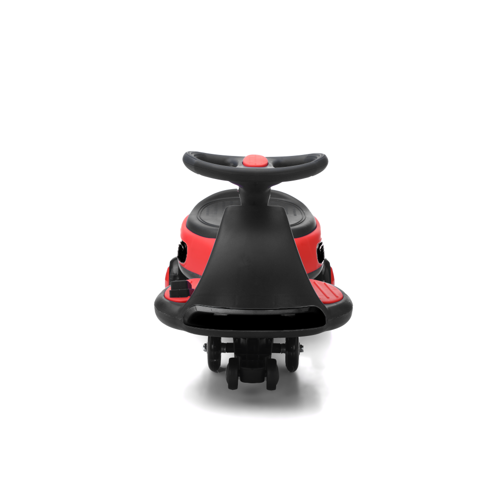 Kids Electric Ride On Car 12V  Electric Wiggle Car , LED Lights , Music,Anti-Rollover for Boys and Girls Ages 3+ Indoor/Outdoor
