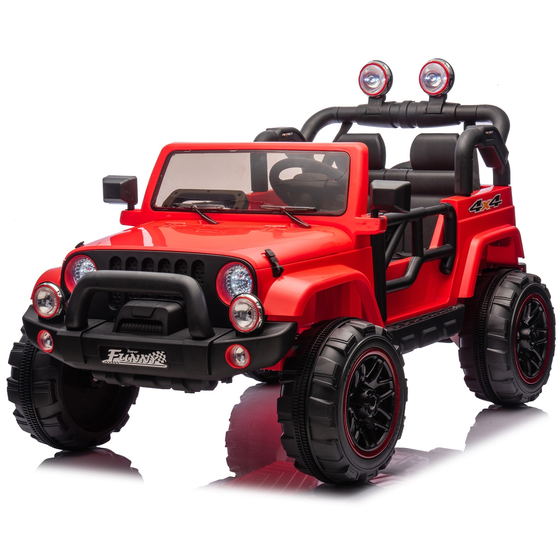 24V Kids Ride On Electric Car W/Parents Control,Seat width 20in,2WD,Rear suspension,Trunk storage,Portable pull rod,Light&Searchlight,Bluetooth,USB,Provide a speed of 2.5-4MPH for Kids Aged 3-8.