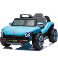 12V Licensed Volkswagen Beetle Kids Ride On Electric Car W/2.4G PC,Cute&Curvy Body,2WD,4-Wheel Suspension,Rear Cargo Storage,Bright Front Headlights,Bluetooth,USB,Music,Speeds 1.5-2.5MPH For kids 3-5
