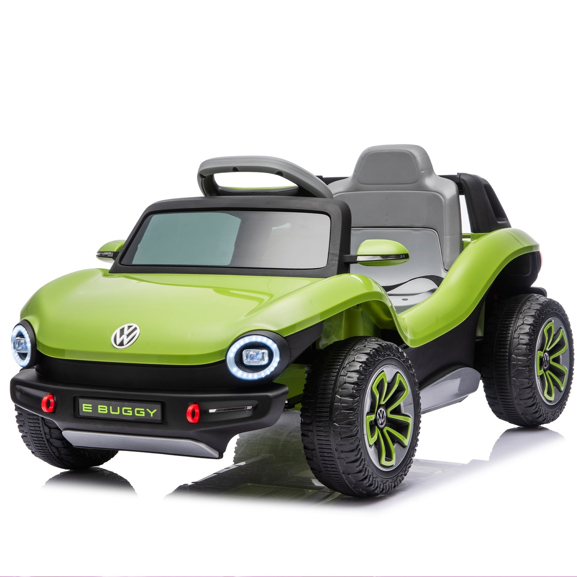 12V Licensed Volkswagen Beetle Kids Ride On Electric Car W/2.4G PC,Cute&Curvy Body,2WD,4-Wheel Suspension,Rear Cargo Storage,Bright Front Headlights,Bluetooth,USB,Music,Speeds 1.5-2.5MPH For kids 3-5