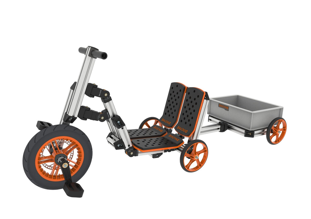 KidRock Buildable Kit 20 in 1 Kids Go Kart Set, Suitable for 1 to 8 Years Old, Two Wheel Bike, Three Wheel Bike, Go Kart, Sit/Stand Scooter, etc. Christmas Promotion Plus a snow upgrade package .