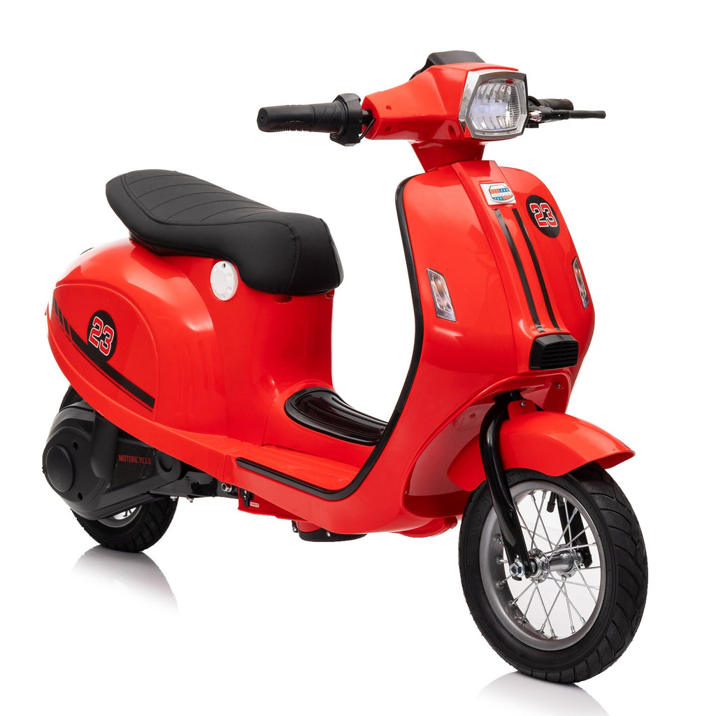 24V Kids Ride On 2-Wheel Electric Motorcycle For Kids Aged 8-14,250W Kids Ride On Electric Dirt Bike,12" Air Tyre W/Music,Bluetooth,Headlight,Suspension System,Up to 60min Ride Time,Easy Assemble.