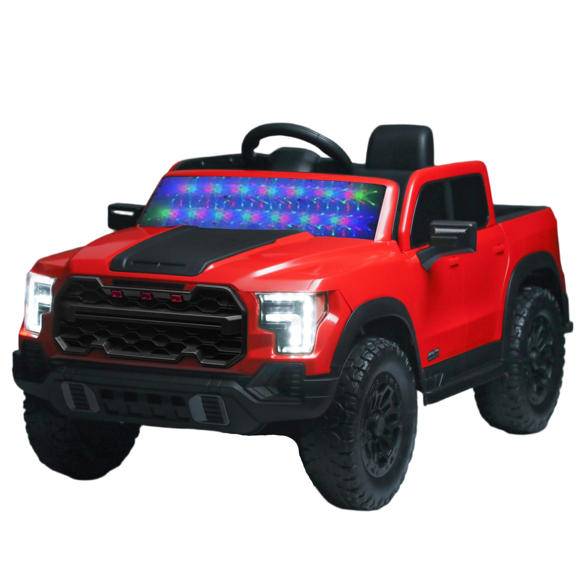 12V Kids Ride-On Car with Remote Control, 4-Wheel Shock Absorption, Multifunctional Music Player - Perfect Gift for Toddlers (3-6 Years Old)