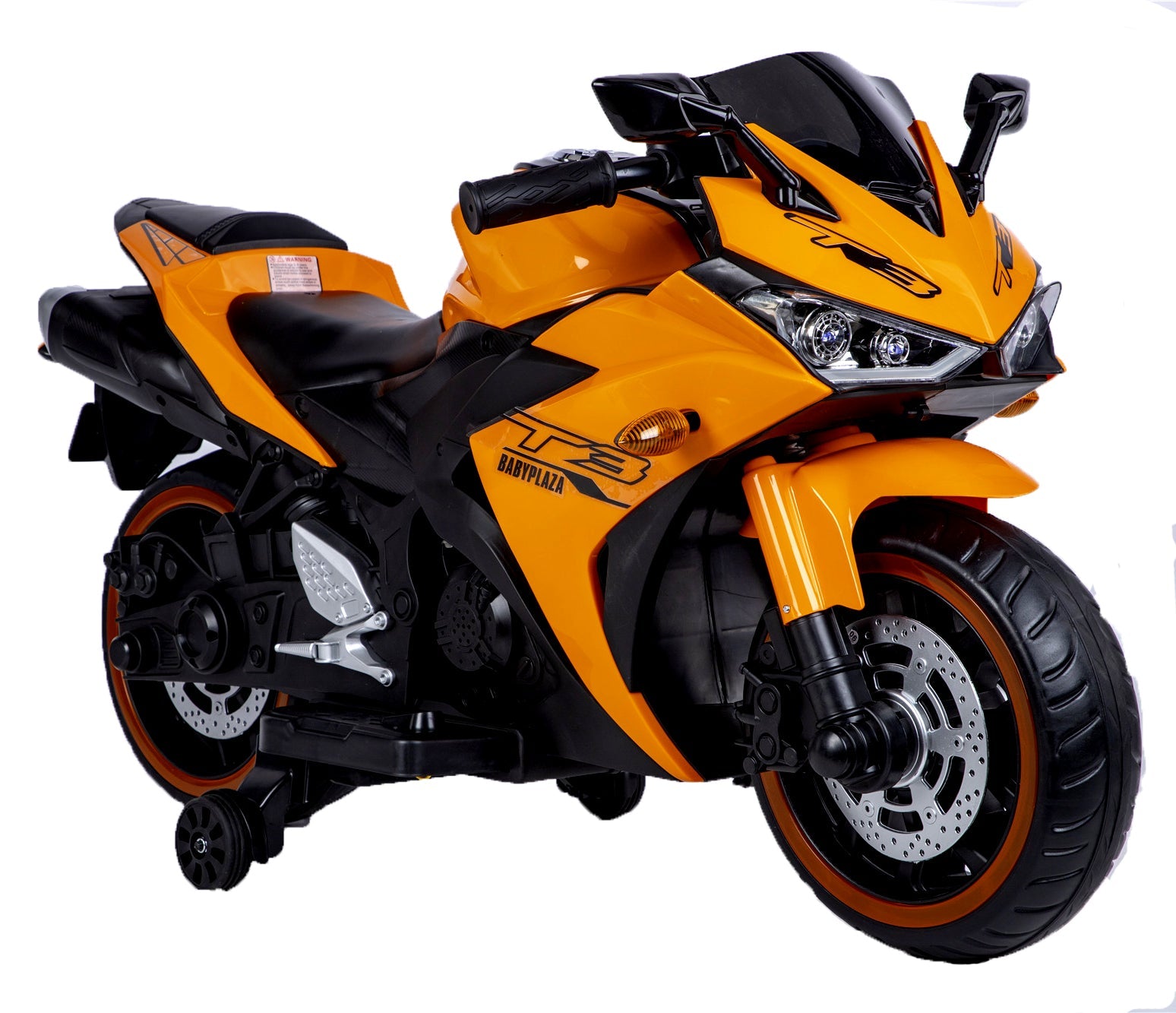Electric motorcycle/ 12 V Kids toys motorcycle/Kids electric car/electric ride on toys  for  3 4 5 6 years Boys Girls with Training  Wheels/manual throttle/ drive by hand/Lighting  wheels