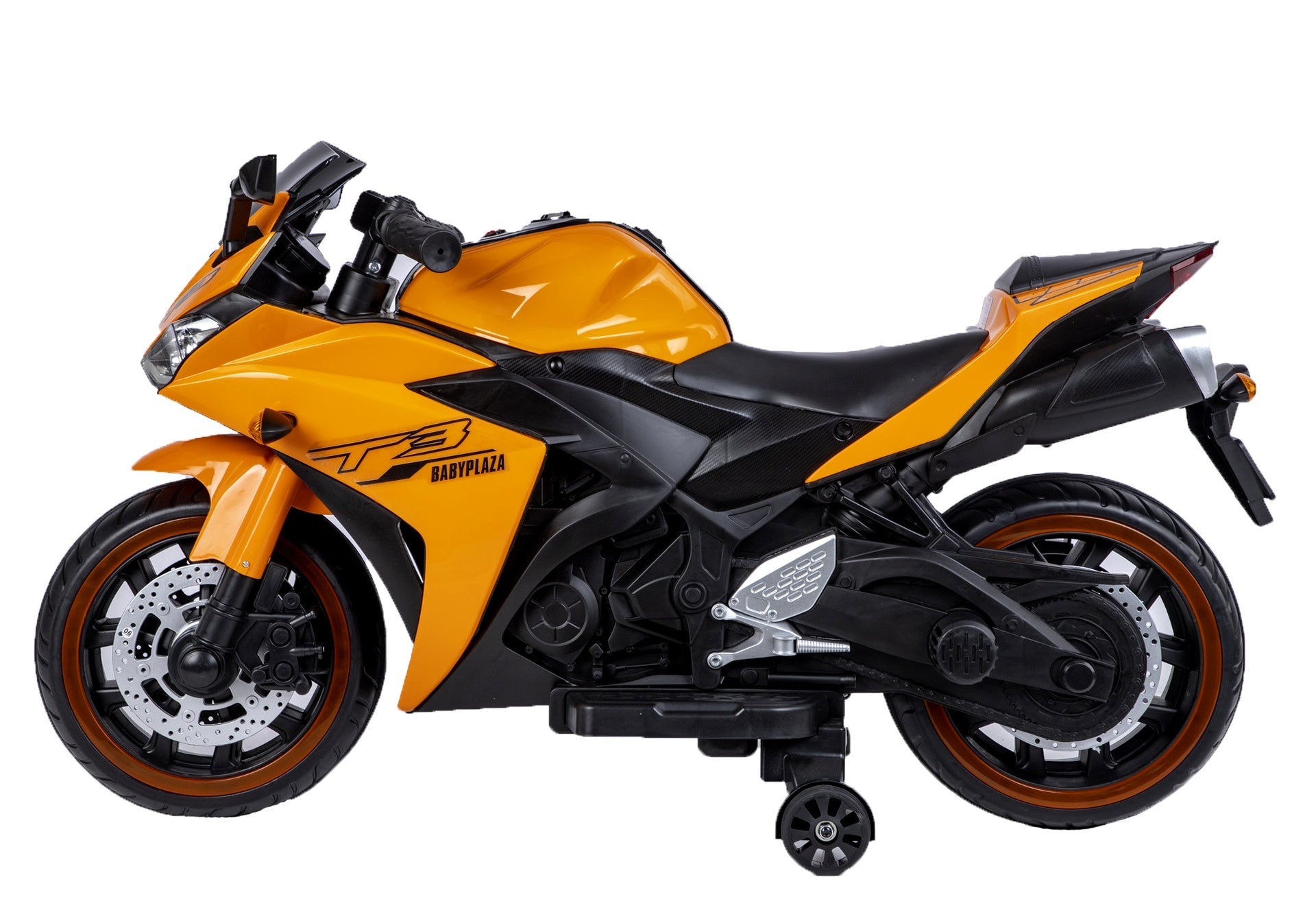 Electric motorcycle/ 12 V Kids toys motorcycle/Kids electric car/electric ride on toys  for  3 4 5 6 years Boys Girls with Training  Wheels/manual throttle/ drive by hand/Lighting  wheels