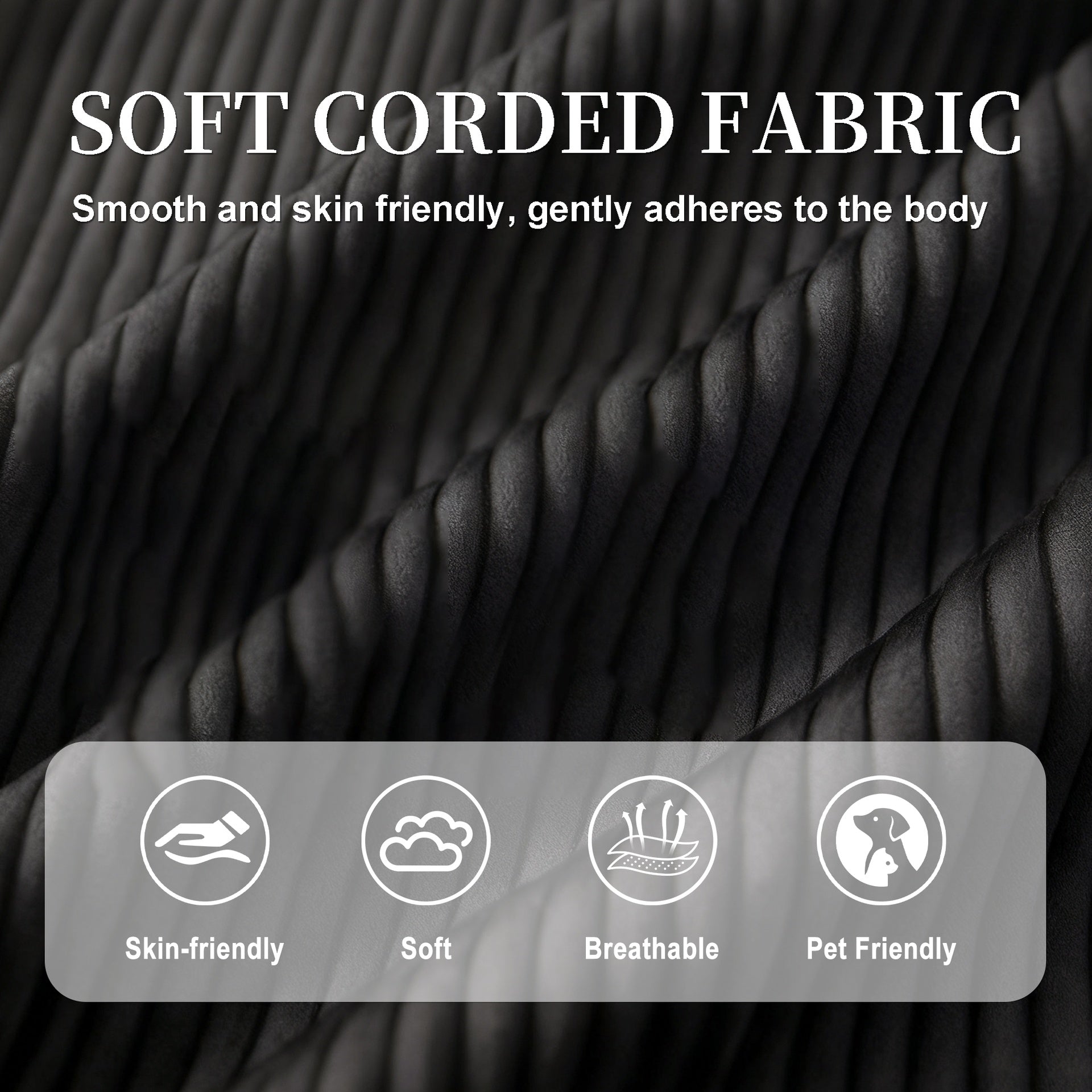 113" Modern 3+1 L-Shaped Corduroy Fabric Sofa,Modular Sectional Cloud Couch W/Ottoman,35D High-resilience Sponge&Double-layer Thick Cushion,Cup Holders,Storage Bags,Couches For Living Room,Apartment.