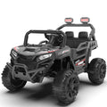 12V 2WD Kids Ride On UTV W/ 2.4G PC,Anti-Collision Bar,High Chassis,Anti-Slip Wheels & 4-Wheel Suspension,Upgraded Battery for 2-Hour Runtime,Provide a safe speed of 1.86-3.11mph for Kids Aged 3-5