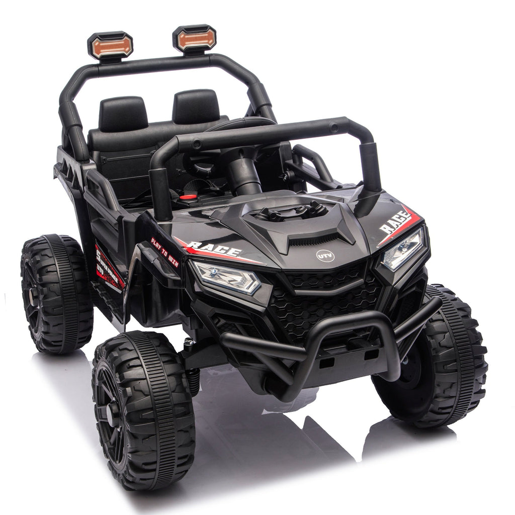 12V 2WD Kids Ride On UTV W/ 2.4G PC,Anti-Collision Bar,High Chassis,Anti-Slip Wheels & 4-Wheel Suspension,Upgraded Battery for 2-Hour Runtime,Provide a safe speed of 1.86-3.11mph for Kids Aged 3-5