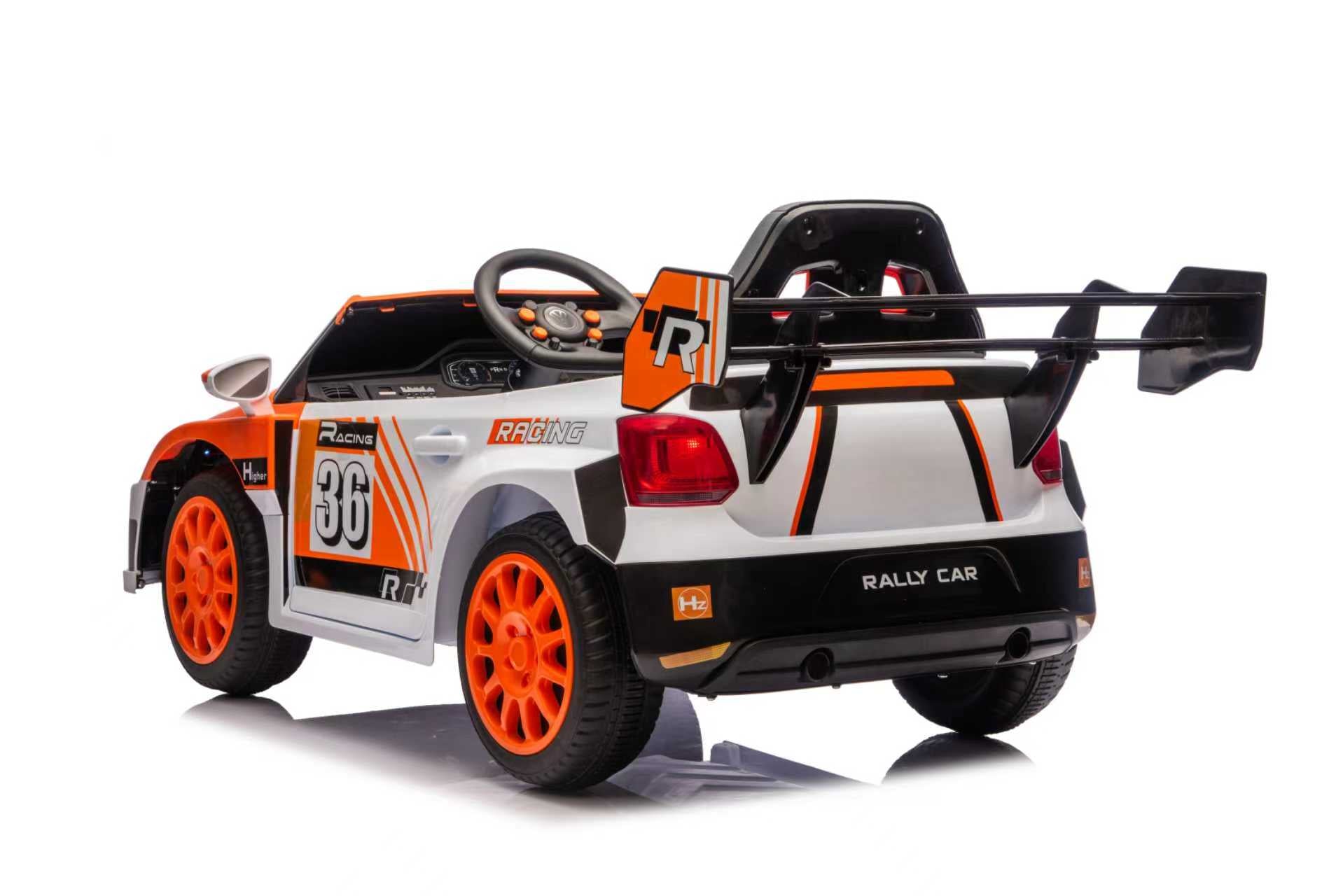 12V4A 20W*2 one button start, forward and backward, high and low speed, music, front light, power display,  two doors can open, 2.4G R/C, seat belt four wheel absorber KIDS RIDE ON CAR