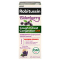 Robitussin Cough + Chest Congestion DM, Maximum Strength, Elderberry, Adult 4 Fl Oz