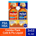 Vicks Cold & Flu, Max Strength, Honey Flavor, Day & Night Pack