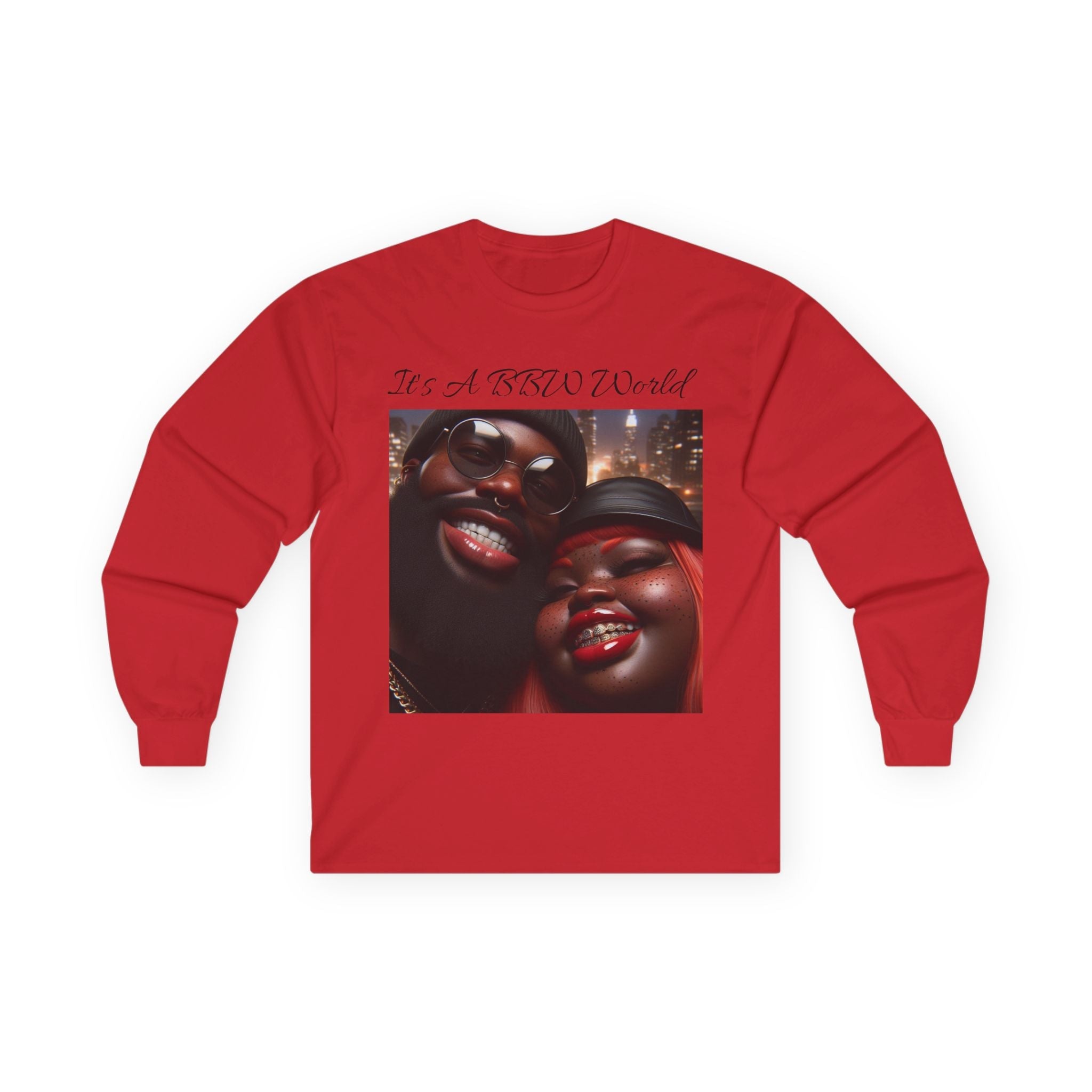 “It’s A BBW World” Long Sleeve Tee