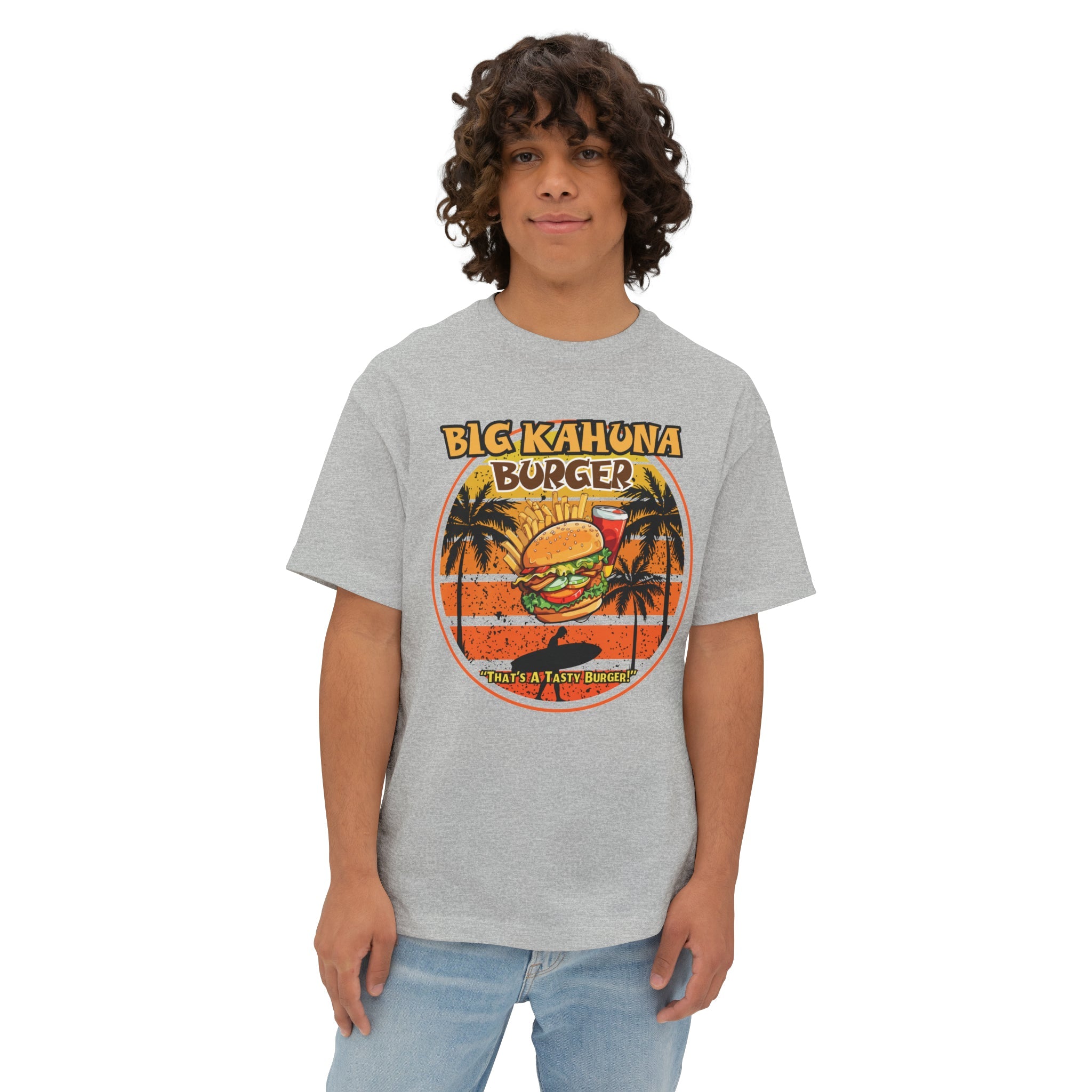 "DirkyThreadz Big Kahuna Burger T-Shirt – Retro Diner-Stil mit ikonischem Grafikdesign"