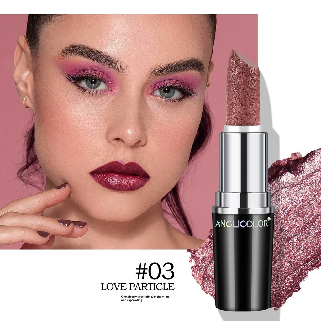 Non-fading Non-stick Lipstick With A Long-lasting Pearly Finish