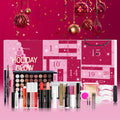 Make-up-Set Lidschatten, Lipgloss, Lippenstift in Erdtönen und anderes, für Anfänger geeignet