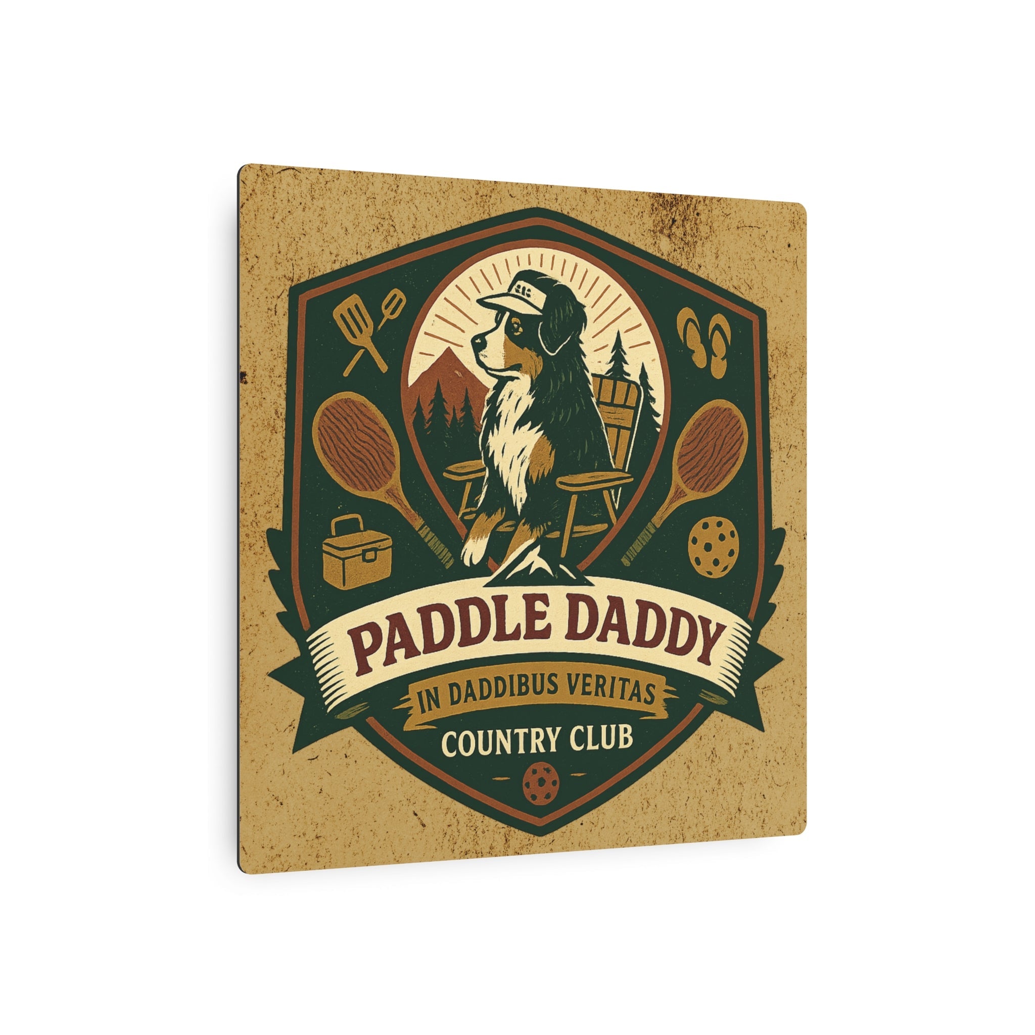 Paddle Daddy Country Club™ Metallkunstschild Die Chloe Edition