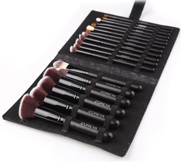 18-teiliges handgefertigtes Make-up-Pinsel-Set