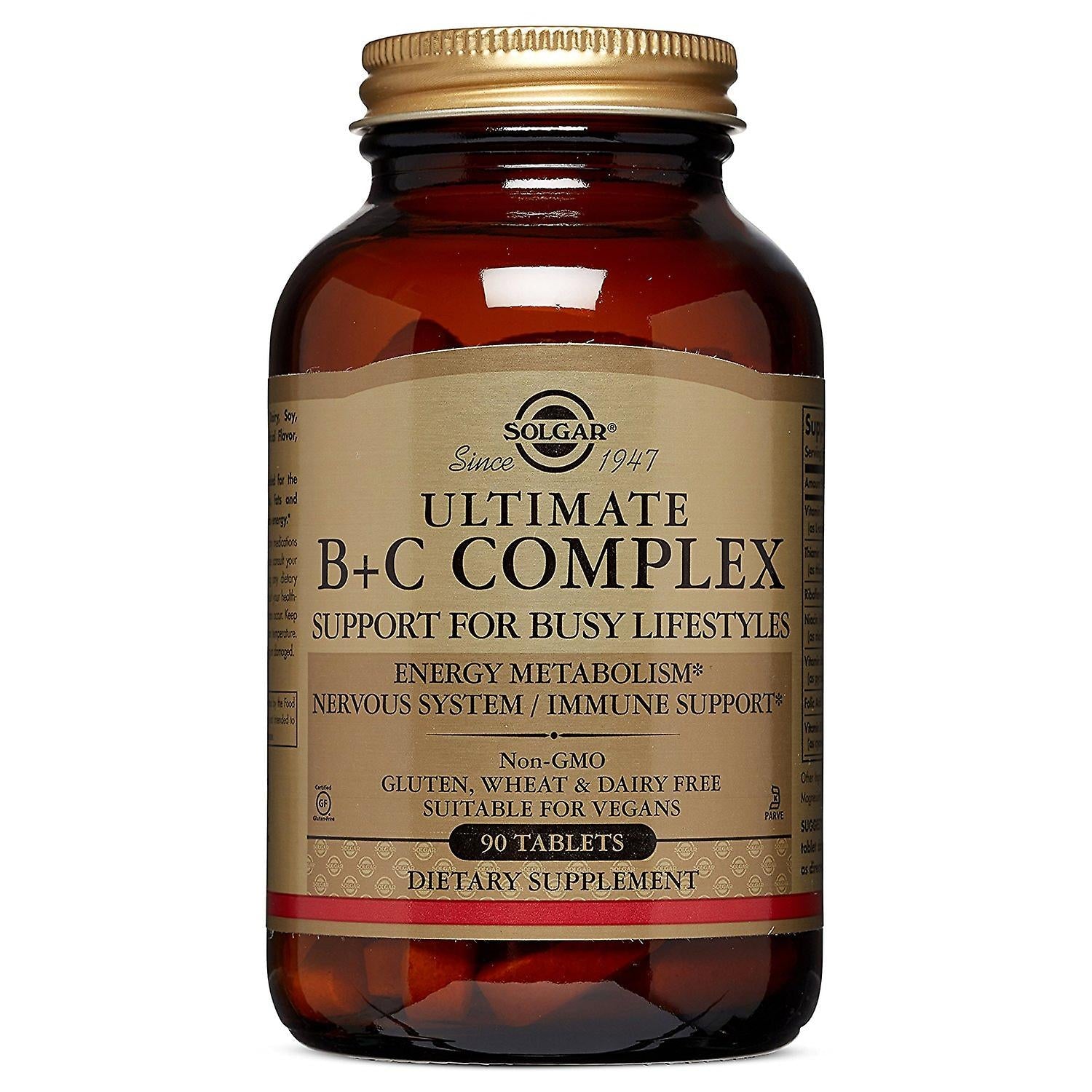 Solgar Ultimate B C Complex Stress Formula 90 Tablets