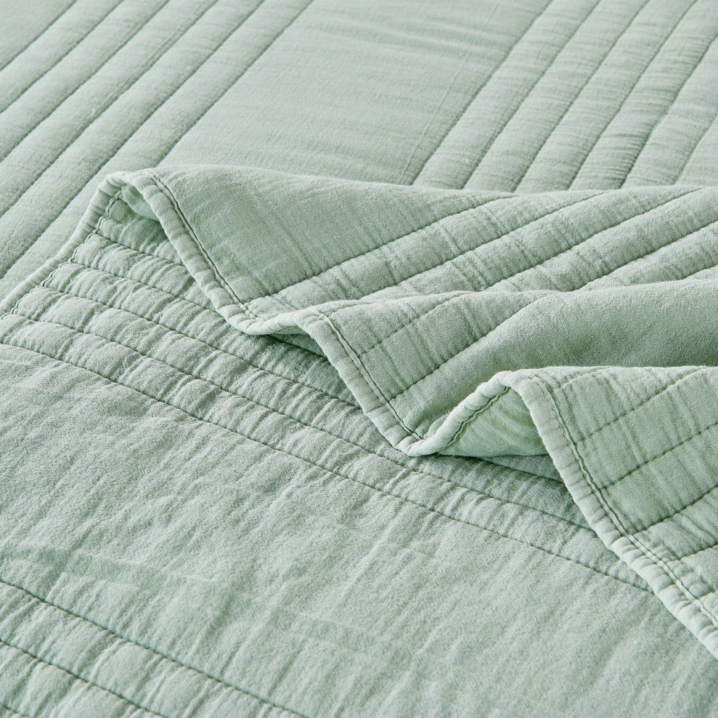 Steingewaschene Baumwoll-Tagesdecke