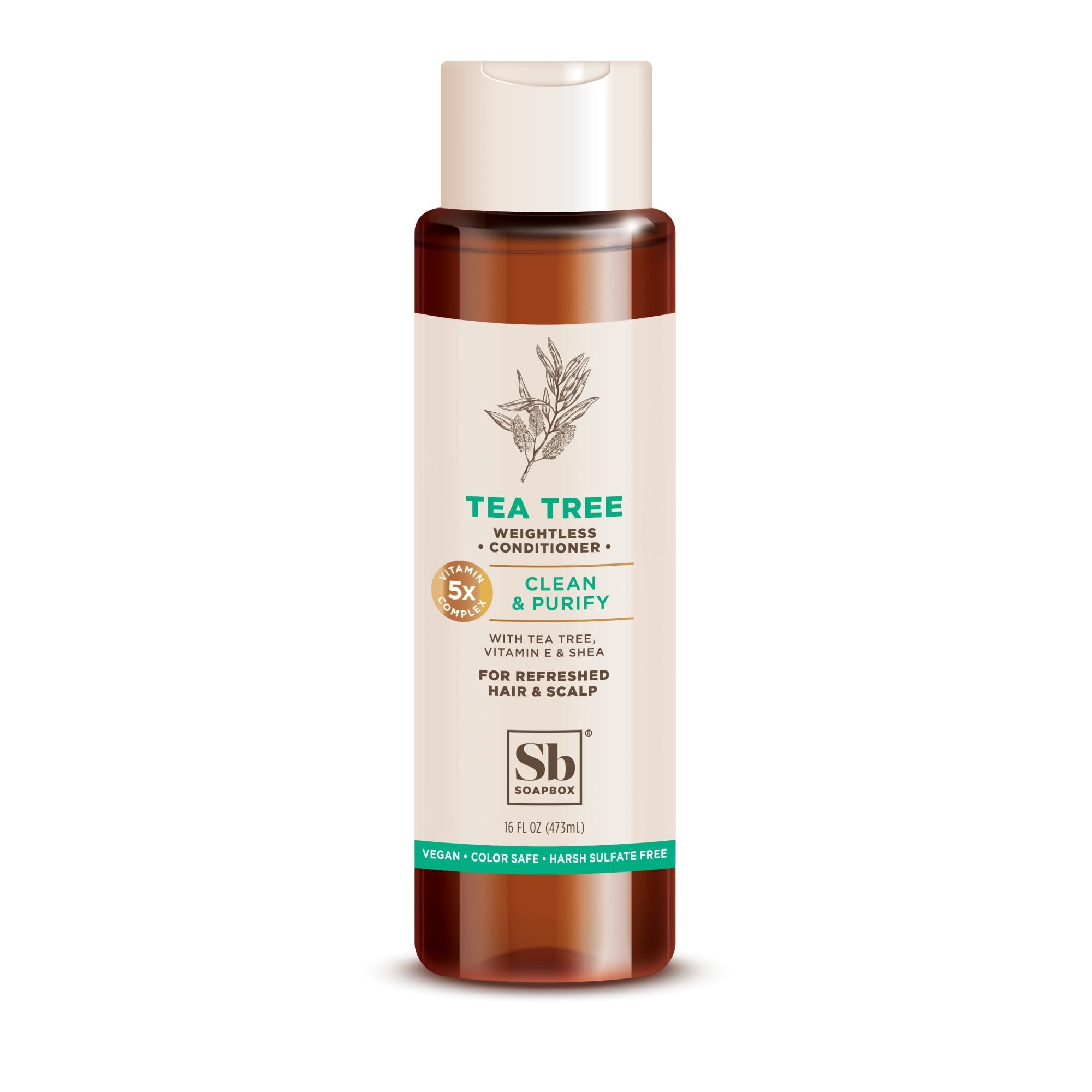Soapbox Er, Weightless, Tea Tree, Clean & Purify 16 Fl Oz