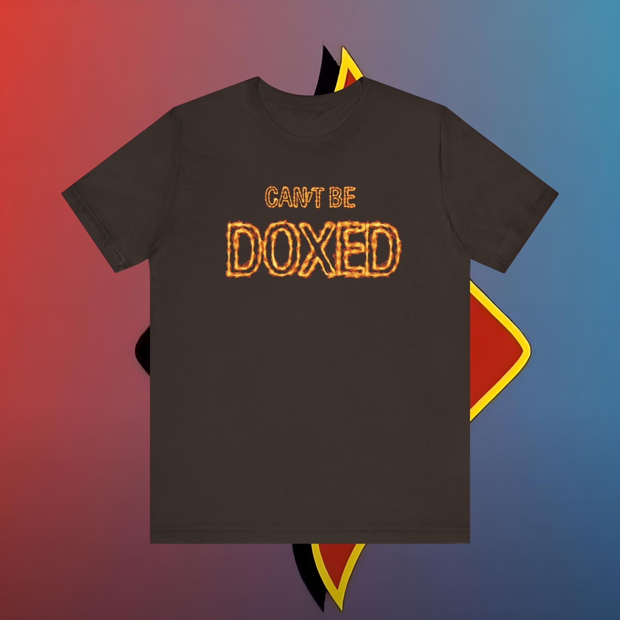 "Blazing Anonymity: Kann nicht gedoxt werden – The Shuli Network Inferno Edition #skoal" Unisex T-Shirt aus Jersey mit kurzen Ärmeln