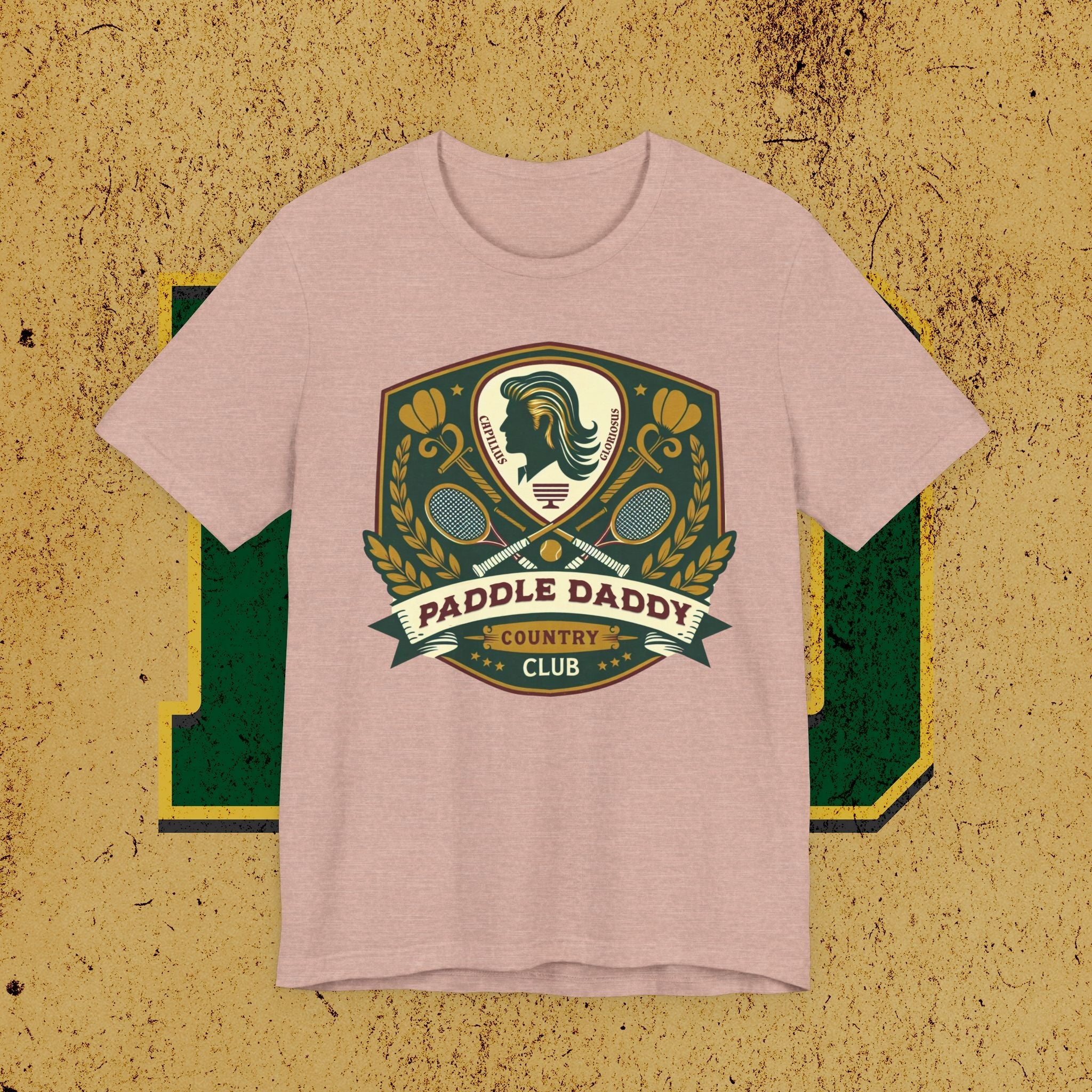Paddle Daddy Country Club Tee Wo Prestige auf Pickleball und Vaterwitze trifft