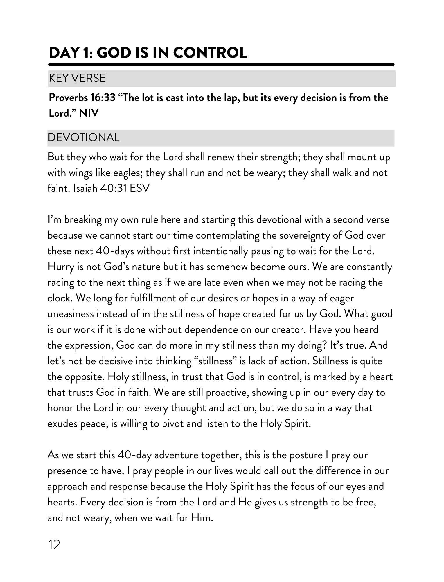 Life Less Hurried: 40 days of stillness for the soul desiring to live from the strength of His peace