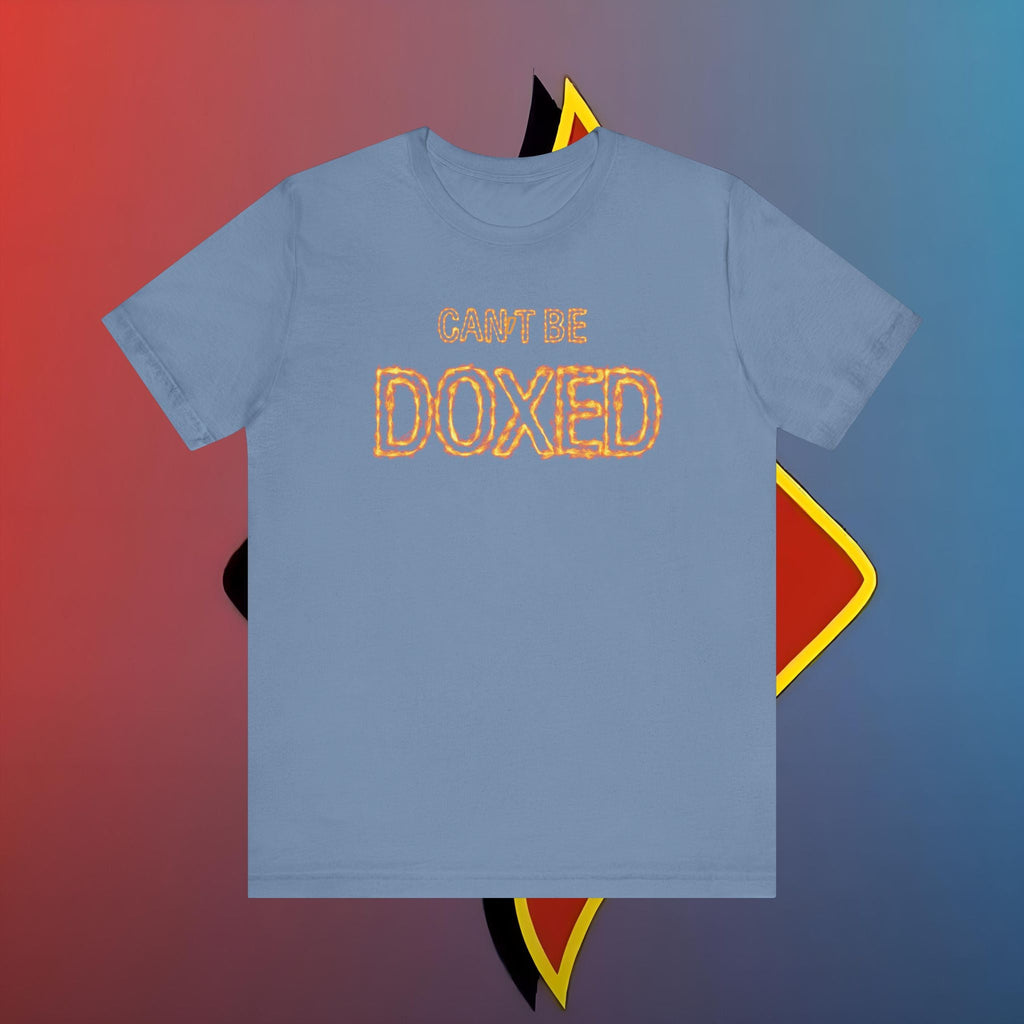 "Blazing Anonymity: Kann nicht gedoxt werden – The Shuli Network Inferno Edition #skoal" Unisex T-Shirt aus Jersey mit kurzen Ärmeln
