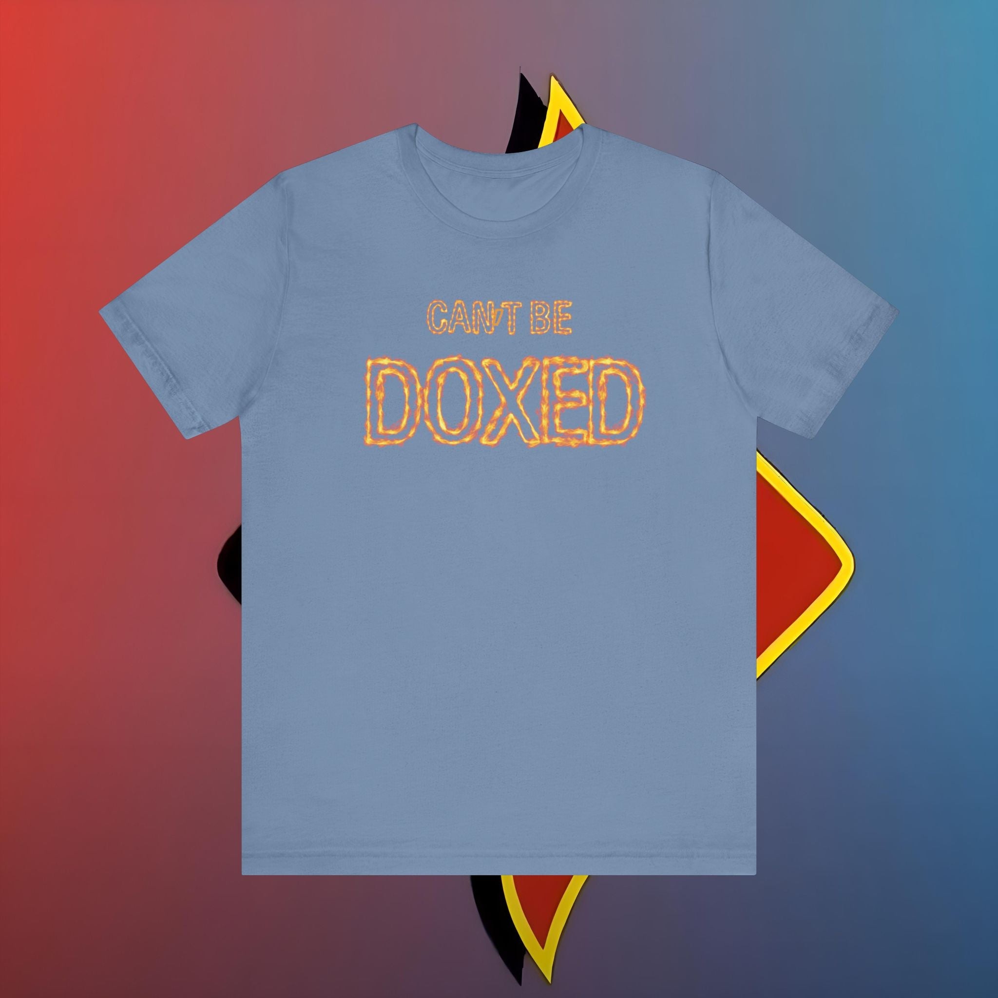 "Blazing Anonymity: Kann nicht gedoxt werden – The Shuli Network Inferno Edition #skoal" Unisex T-Shirt aus Jersey mit kurzen Ärmeln