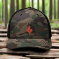 Tarnfarbene Trucker-Cap, Militärstil-Kappe, Outdoor-Abenteuerausrüstung, Stealth-Modus: Shuli Network Edition