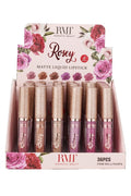36er-Pack Rosey Nude – Matte Flüssige Lippenstifte