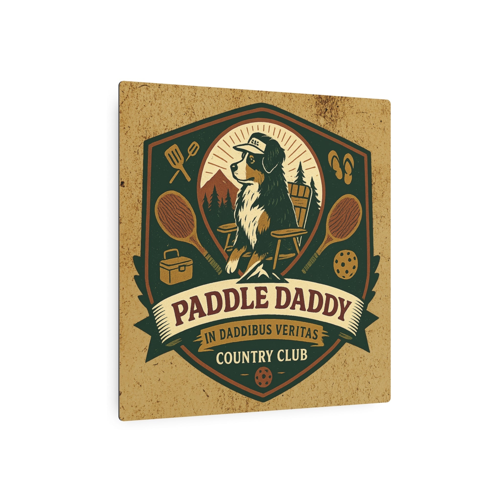 Paddle Daddy Country Club™ Metallkunstschild Die Chloe Edition