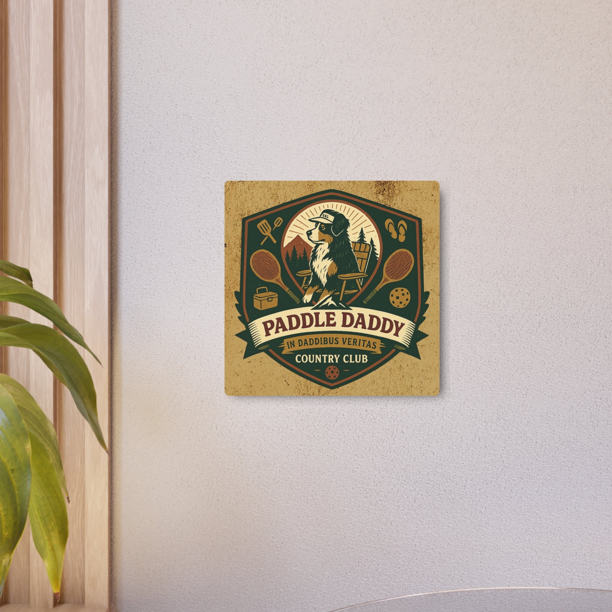 Paddle Daddy Country Club™ Metallkunstschild Die Chloe Edition