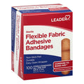 Leader Health Care Adhesive Bandages, Flexible Fabric, All One Size