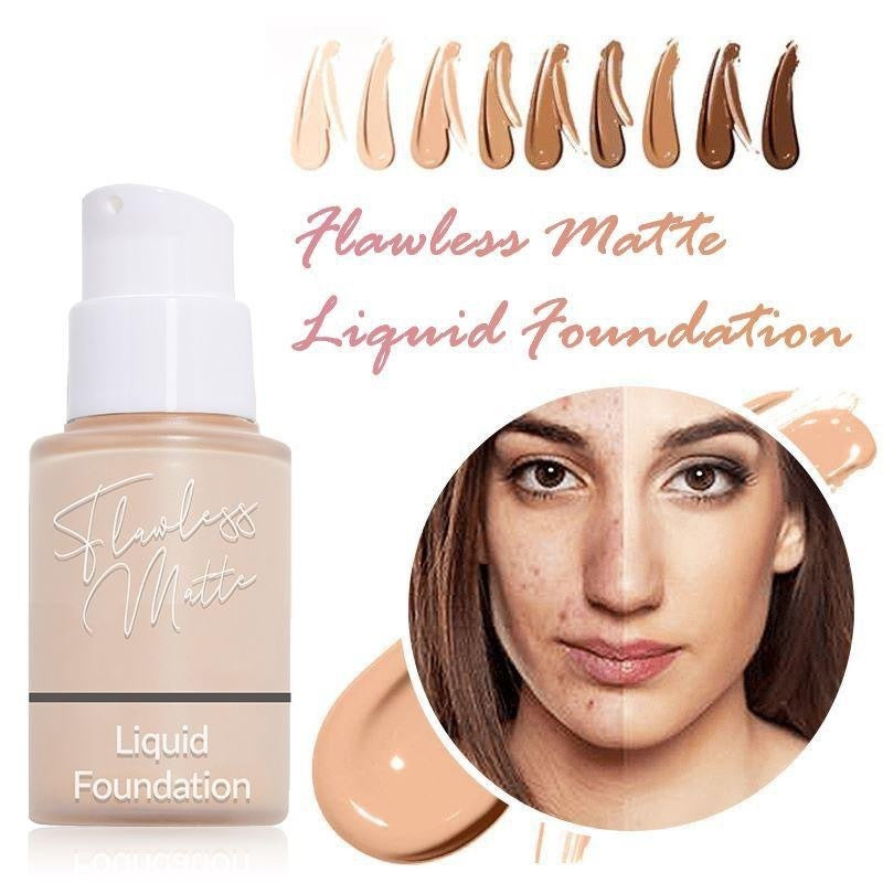 Concealer Flüssig-Foundation Langanhaltend Feuchtigkeitsspendend Kontrolliert