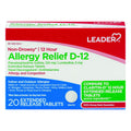 Leader™ Allergy Relief 12 Hour – Non-Drowsy (Fexofenadine HCl 60mg)