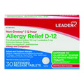 Leader Allergy Relief D-12 Extended Release Tablets Non-Drowsy, 30ct