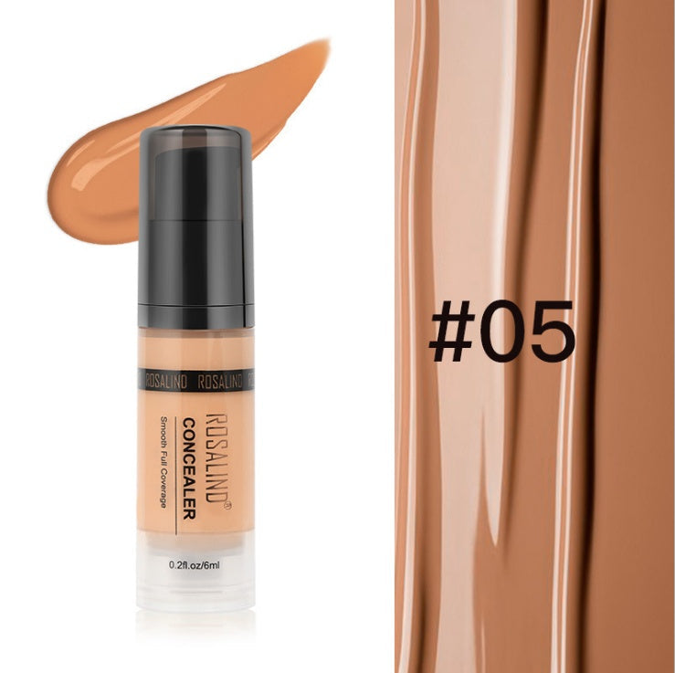 ROSALIND Furchtloser seidiger Concealer deckt dunkle Augenringe und Aknenarben ab Concealer Pen Lippen-Primer