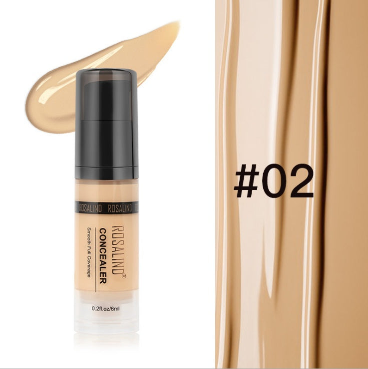 ROSALIND Furchtloser seidiger Concealer deckt dunkle Augenringe und Aknenarben ab Concealer Pen Lippen-Primer