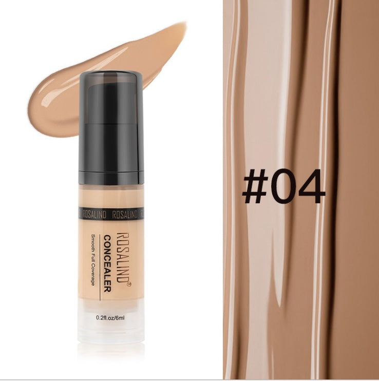 ROSALIND Furchtloser seidiger Concealer deckt dunkle Augenringe und Aknenarben ab Concealer Pen Lippen-Primer