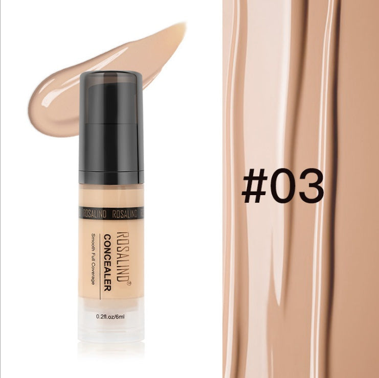ROSALIND Furchtloser seidiger Concealer deckt dunkle Augenringe und Aknenarben ab Concealer Pen Lippen-Primer